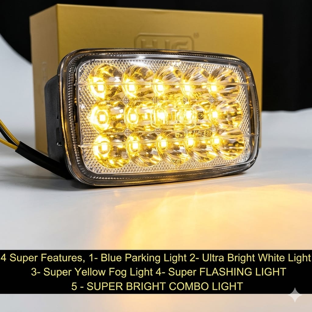 5 function Led head light for Bike | Universal for all 70cc and 125cc (Free Delivery)