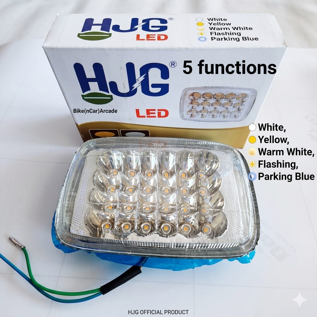 5 function Led head light for Bike | Universal for all 70cc and 125cc (Free Delivery)